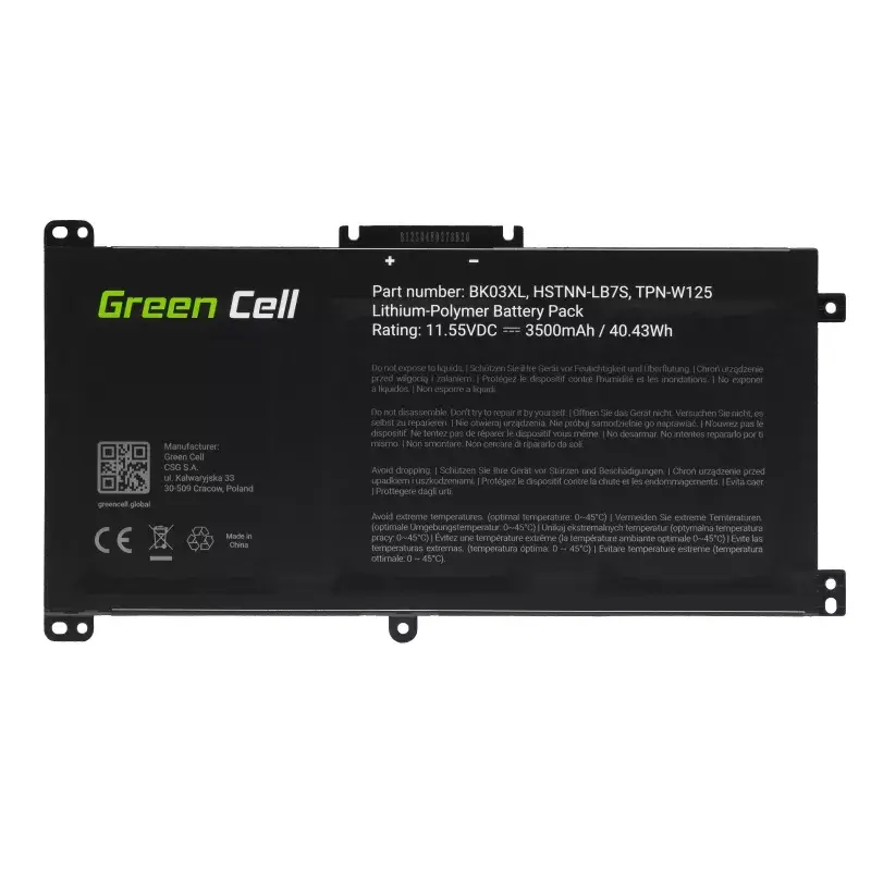Аккумулятор Green Cell HP167 для HP Pavilion x360 14-BA Photo 4