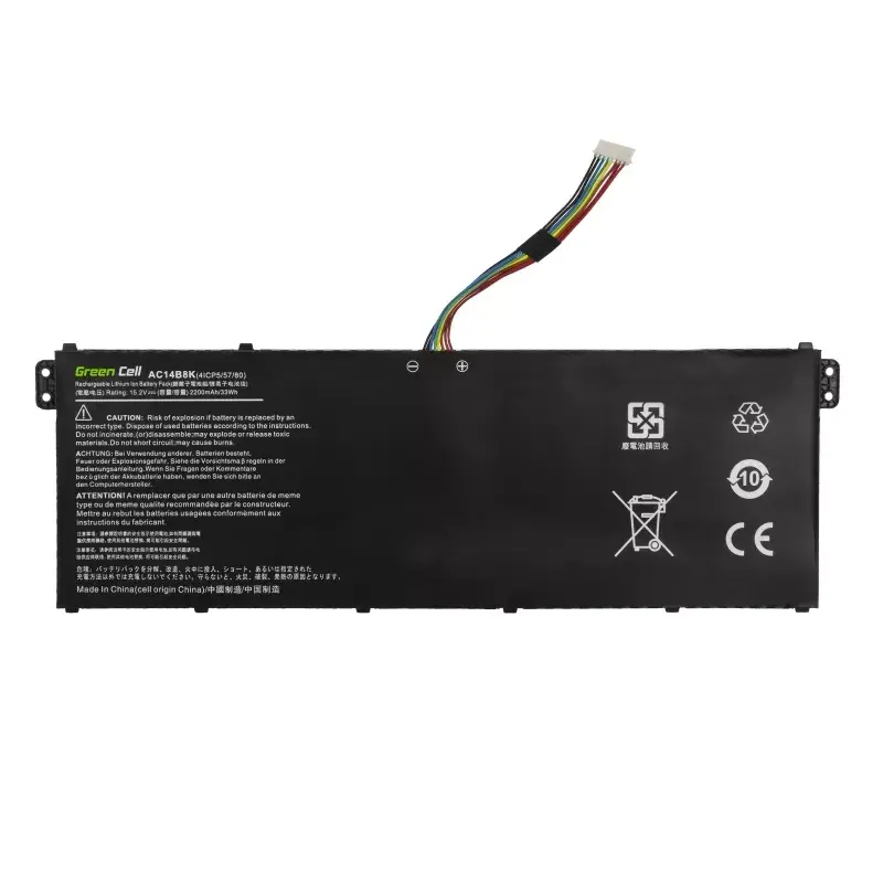Green Cell AC72 akumulators 15,2V 2100mAh Photo 3