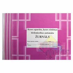 Cash Journal book abc jums A4 12 months, accounting register for daily cash operations