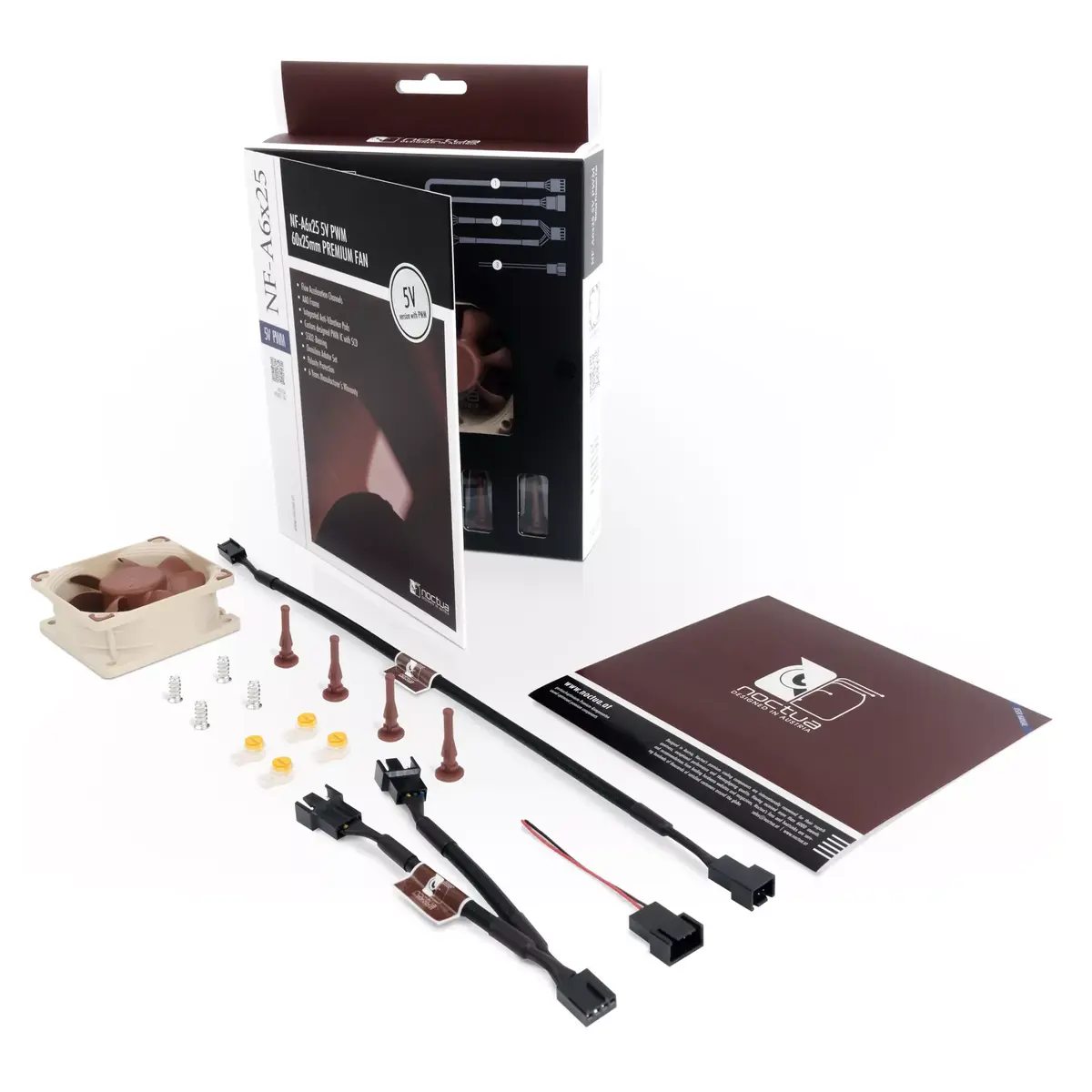Noctua NF-A6x25 5V PWM корпусной вентилятор Photo 4