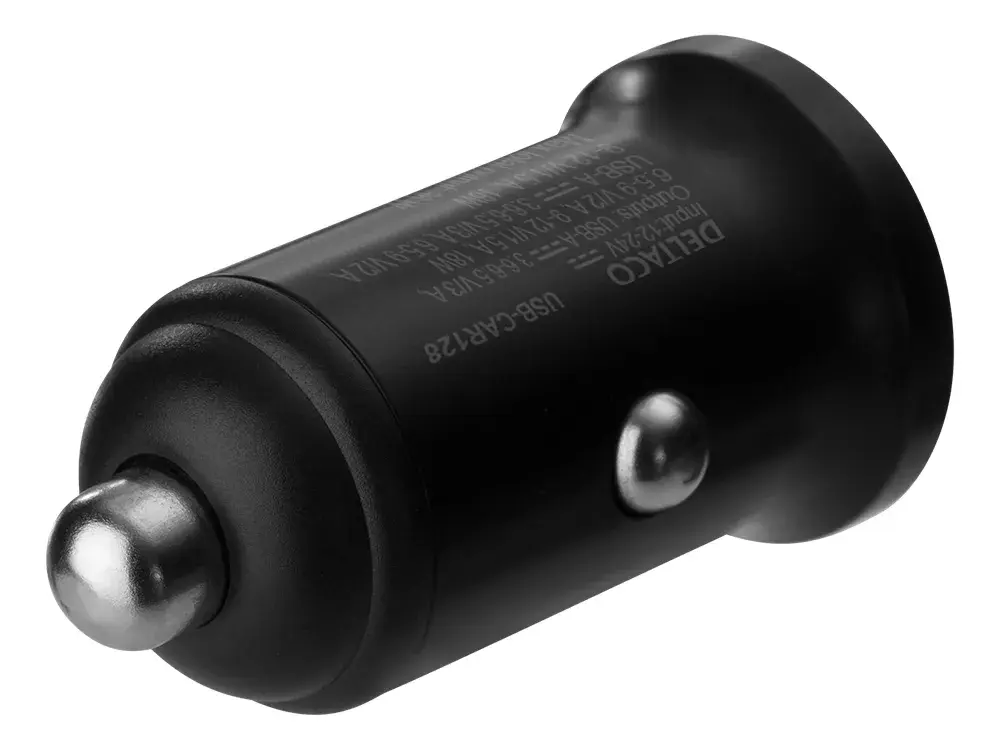 Автомобильное зарядное устройство Deltaco USB-CAR128 Photo 2