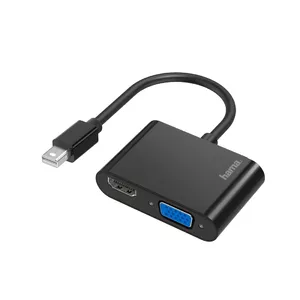 Адаптер видеокабеля Hama 00200330 Mini DisplayPort HDMI VGA Черный