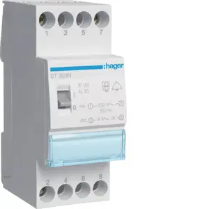 Hager ST303N прерыватель цепи Миниатюрный выключатель 2 модуль(и)