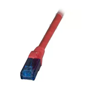 Сетевой кабель EFB Elektronik K8109RT.0,5 — Cat6a U/UTP, RJ‑45–RJ‑45, 0,5 м, красный, 10 Гбит/с