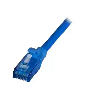 Networking cable EFB Elektronik K8109BL.10 Cat6a U/UTP (UTP) blue, 10 m, RJ-45, 10 Gbit/s