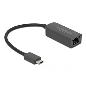 Adapter USB Type-C male to 2.5 Gigabit LAN compact DeLOCK 66645