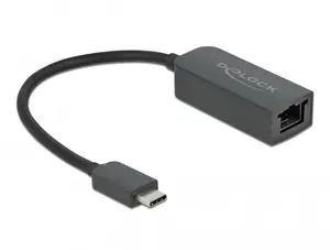 Адаптер USB Type-C male to 2.5 Gigabit LAN компактный DeLOCK 66645