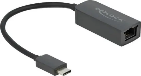 Адаптер USB Type-C male to 2.5 Gigabit LAN DeLOCK 66645 Photo 5