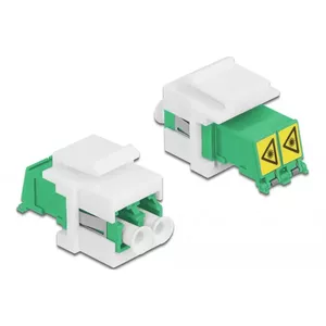 Keystone Module LC Duplex female to LC Duplex female DeLOCK 86833