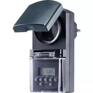 Digital Timer Switch Basetech BT-2106308 — programmable outlet timer, 1800W, IP44