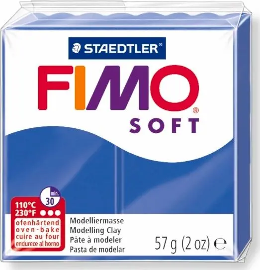 Пластилин Staedtler FIMO soft 56 г Синий Photo 2