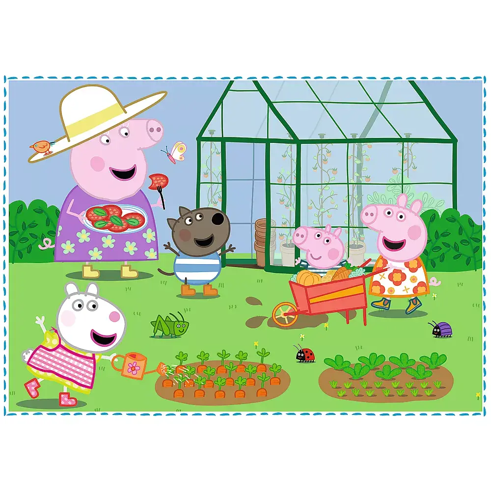 TREFL Peppa Pig Holiday recollection puzle 12 daļas Photo 2