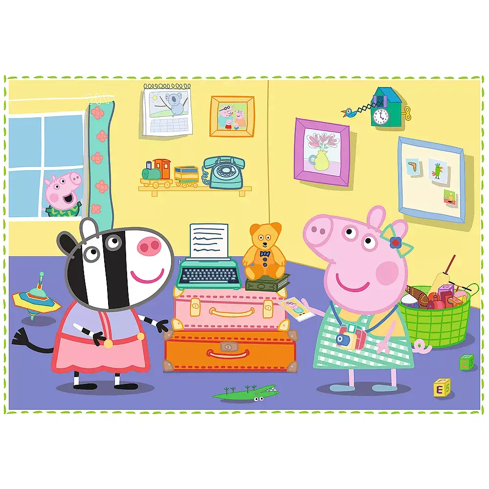 TREFL Peppa Pig Holiday recollection puzle 12 daļas Photo 3