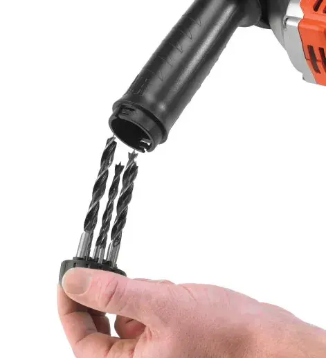 Дрель Black & Decker KR1102K — 1100 Вт сетевой Photo 3