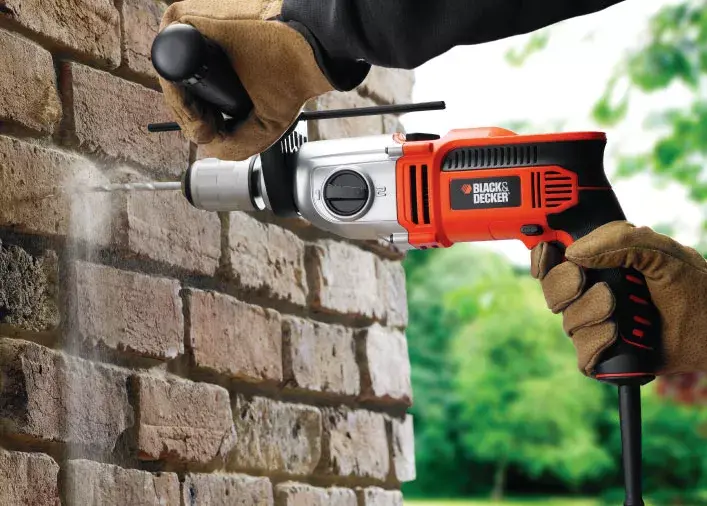 Дрель Black & Decker KR1102K — 1100 Вт сетевой Photo 5