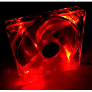 Ventilators PRIMECOOLER PC-L14025L12S/Red 140 mm ar sarkanu LED apgaismojumu