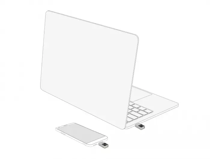 USB флеш-накопитель DeLOCK 128 ГБ Мини Photo 3