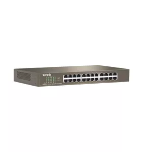 Nevadāms slēdzis TENDA TEG1024D 24 porta Gigabit Ethernet, 48 Gbit/s, MAC tabula 8000, zils