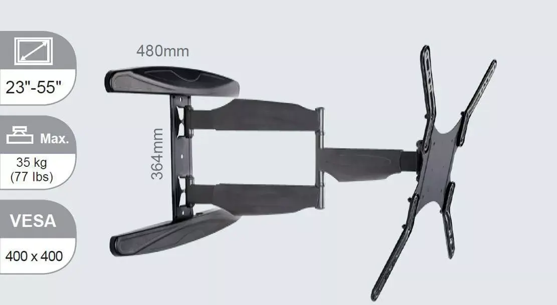 TV mount Vivolink VLMW2355A Photo 2