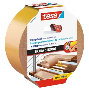 Tesa lente 5686 — polipropilēna (PP) stiprinājuma lente, 10 m × 50 mm × 0,24 mm, balta