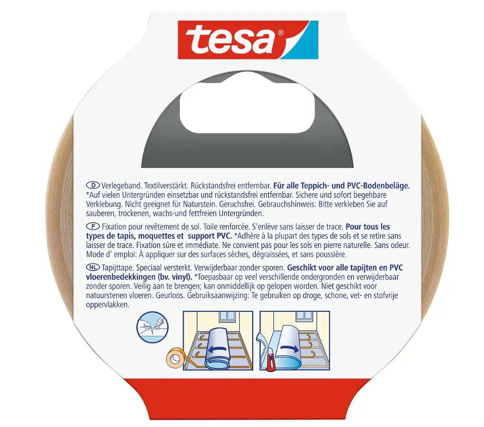 Līmlente Tesa 55731-00011-11 balta 10 m x 50 mm Photo 2