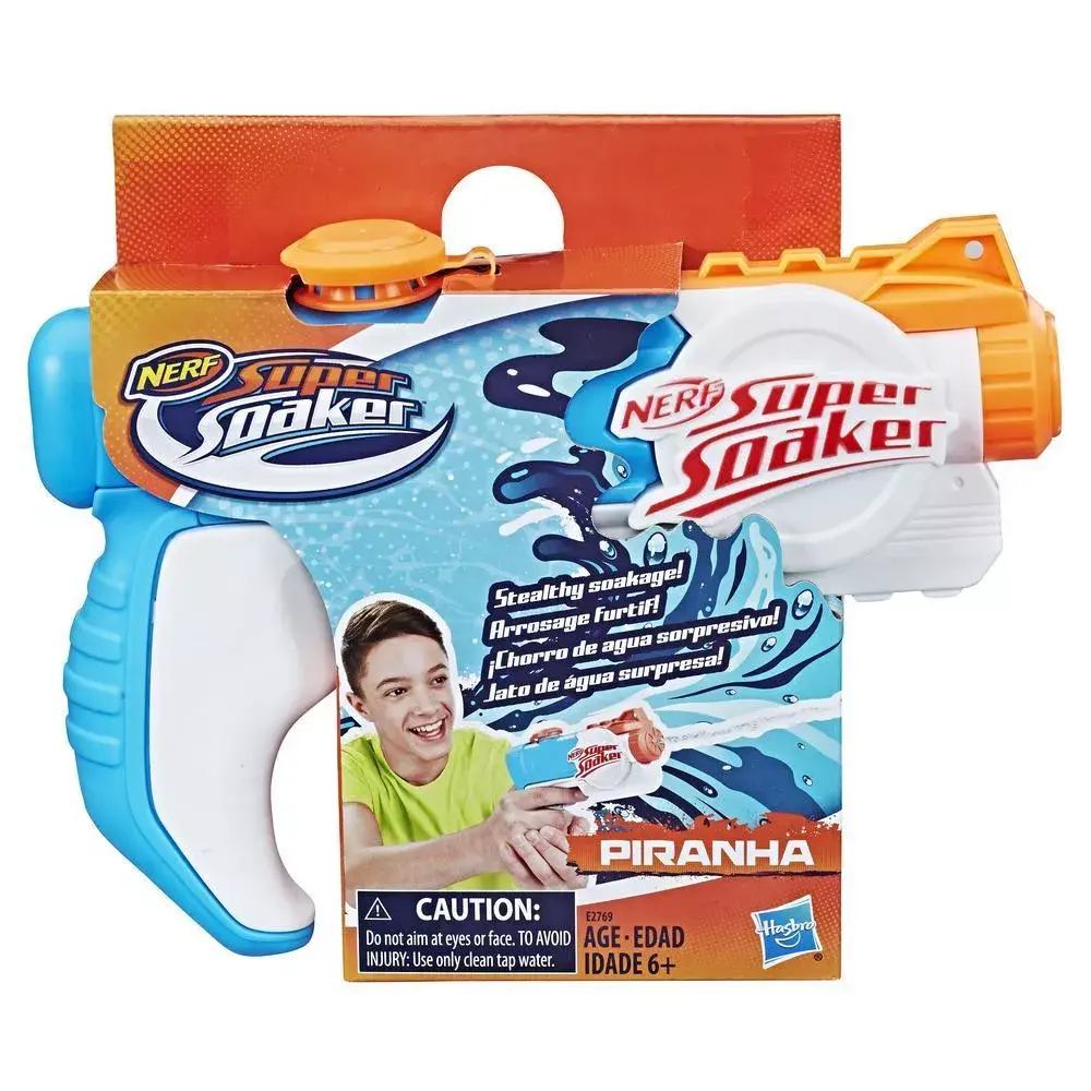 NERF Super Soaker Piranha Water Pistol Photo 2