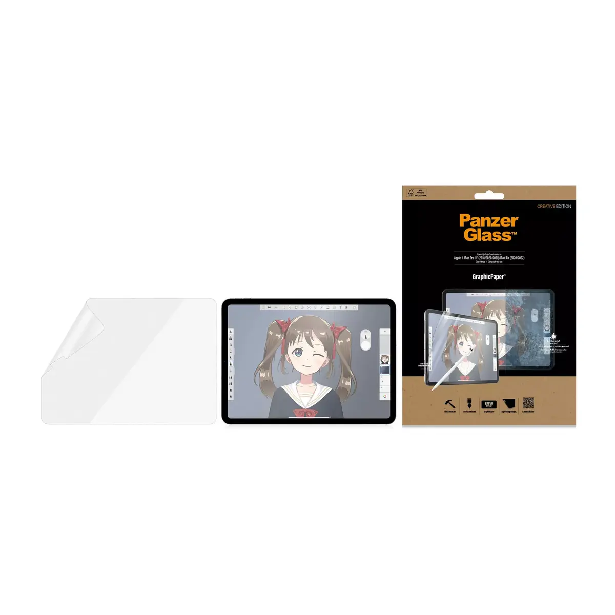 Защитное стекло PanzerGlass GraphicPaper для Apple iPad Pro 11" и iPad Air 2020/2022 Photo 3