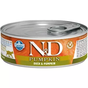 Влажный корм для кошек Farmina N&D Pumpkin Утка 70 г, для взрослых, влажность 75%, белок 13%