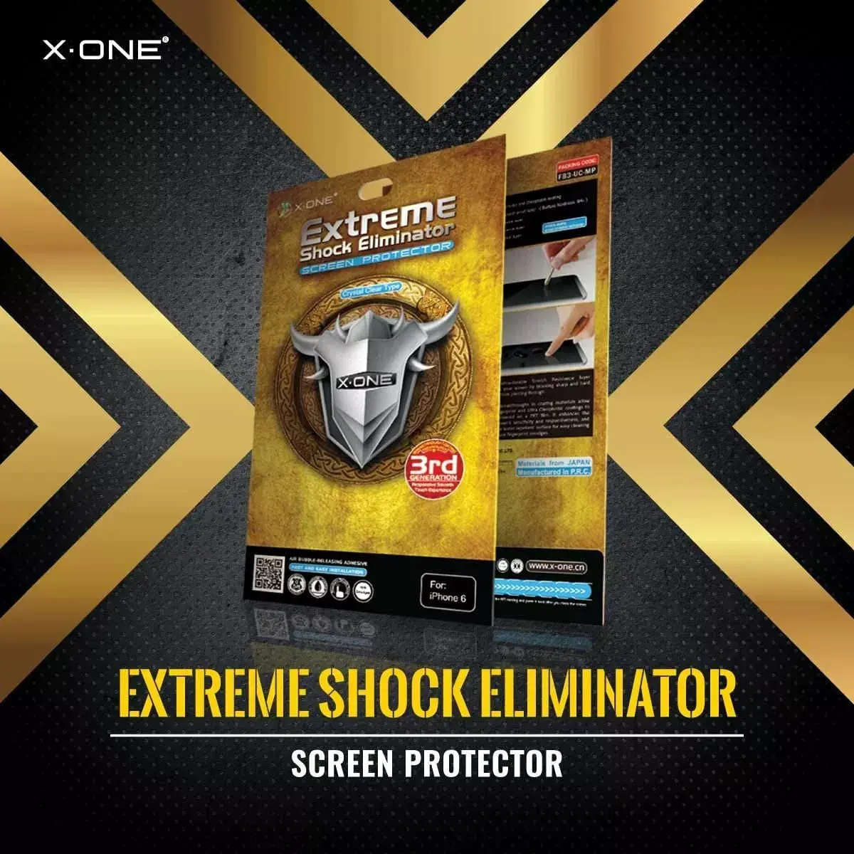 X-ONE Extreme Shock Eliminator screen protector for iPhone X Photo 4