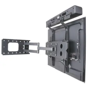 Wall TV mount TECHLY ICA-PLB-102S — single-screen, 10 kg, VESA up to 600×400, black