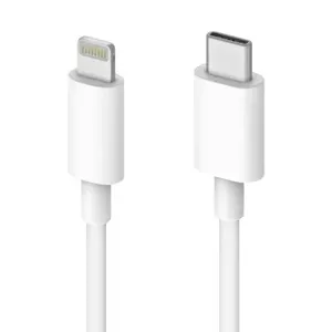 Lightning Cable Techly ICOC-APP-8BUC10T 0.5m White USB C