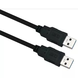 USB 3.0 A-to-A Cable helos 5.0 m — black