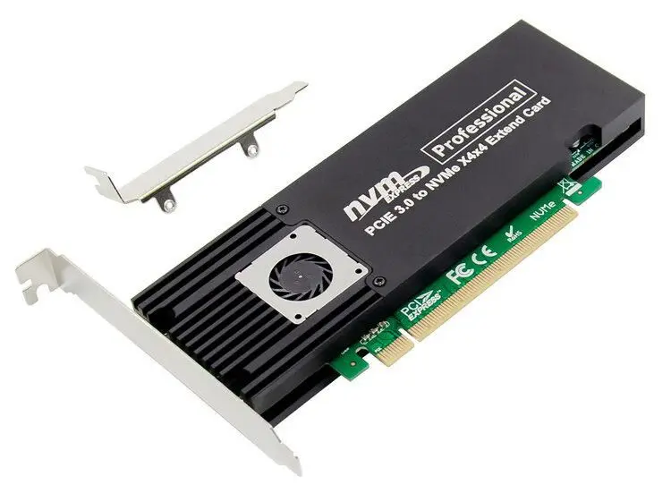 PCIe X16 uz X4*4 M.2