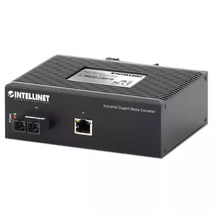 Mediju konvertors Intellinet Industrial Gigabit 10/100/1000Base-TX uz 1000Base-LX
