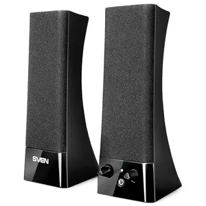 Loudspeaker SVEN SV-0110235BK — 5-way wired PC speaker, 2.0 channels, 4 W, black