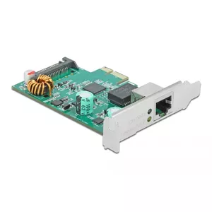 PCI Express x1 Card DeLOCK RTL8125 2.5 Gigabit LAN PoE+