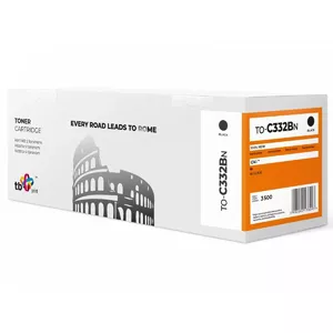 Тонер OKI C332 TO-C332BN BK 100% новый 2000 страниц Черный