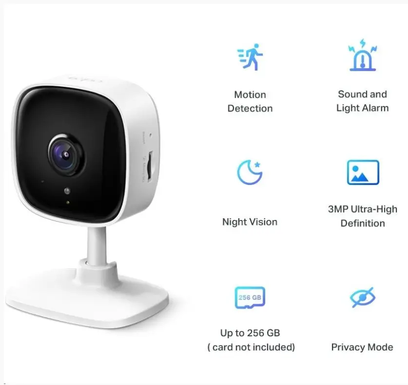 TP-Link Tapo TC70 Pan/Tilt Home Security Wi-Fi Camera Photo 9