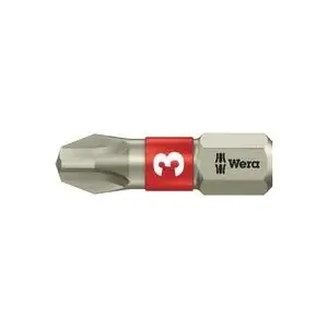 Screwdriver Bit Wera 3851/1 TS PH3 x 25 mm Stainless Steel – PH3 25mm