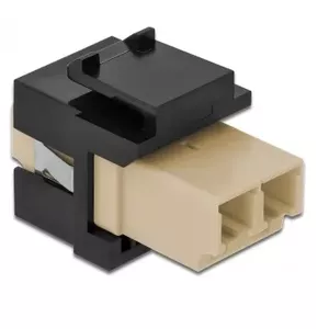Keystone Module LC Duplex female to LC Duplex female DeLOCK