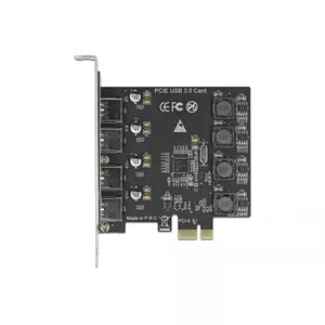 PCI Express x1 Card DeLOCK 4 x USB Type-A SuperSpeed USB 3.2 Gen 1