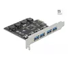 PCI Express x1 Karte DeLOCK 4 x USB Type-A Photo 2