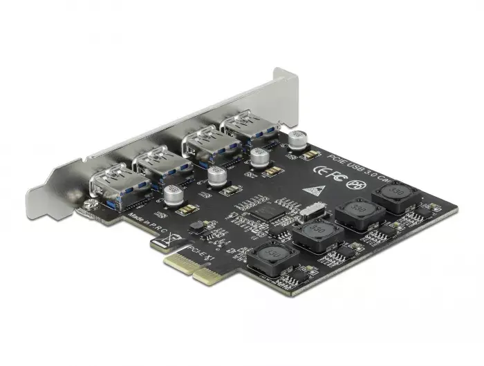 PCI Express x1 Karte DeLOCK 4 x USB Type-A Photo 3
