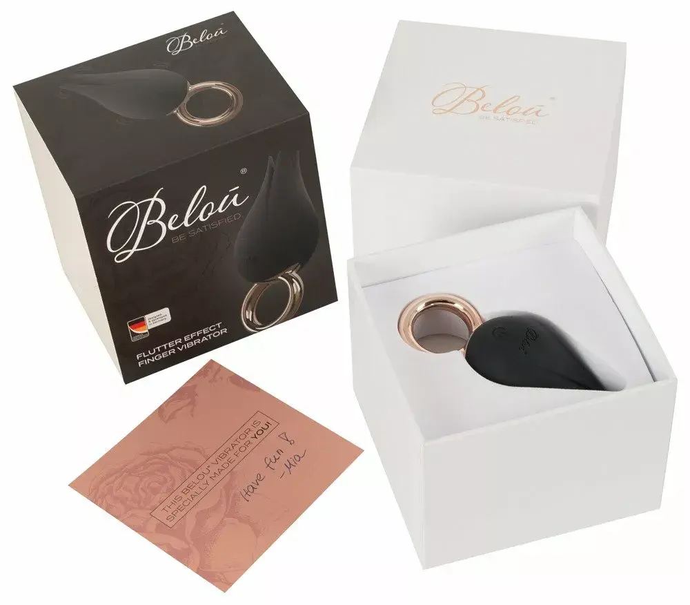 Пальчиковый вибратор Belou Silicone Purple — Belou 05987200000 Photo 11