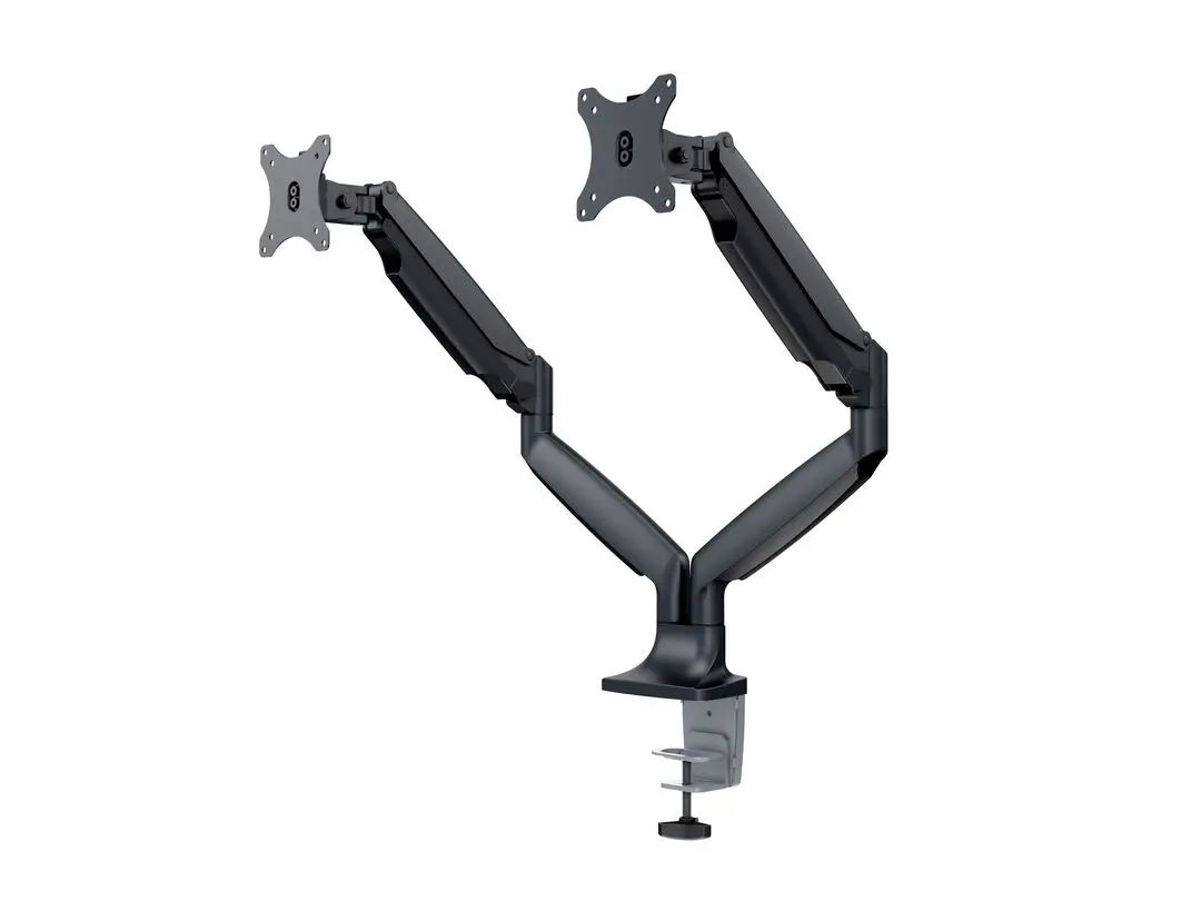 Multibrackets M Deskmount Gas Spring Dual Black Monitor Arm Photo 3
