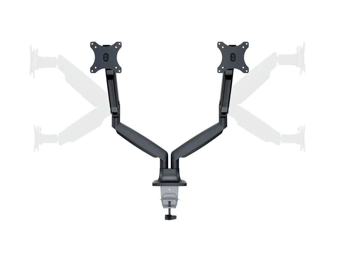 Multibrackets M Deskmount Gas Spring Dual Black Monitor Arm Photo 13