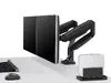 Multibrackets M Deskmount Gas Spring Dual Black Monitor Arm Photo 18