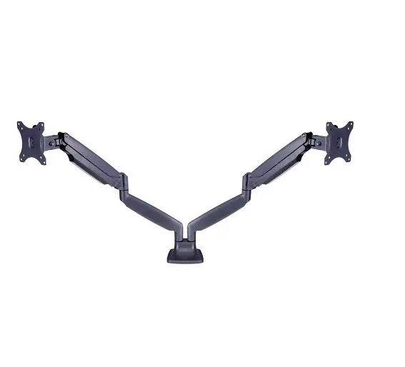 Multibrackets M Deskmount Gas Spring Dual Black Monitor Arm Photo 22