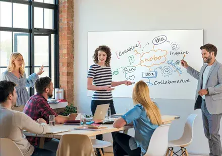 NOBO Impression Pro Enamel Whiteboard Photo 4