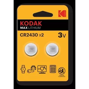 Coin cell battery Kodak CR2430 Lithium 3V single-use for watches, calculators, key fobs